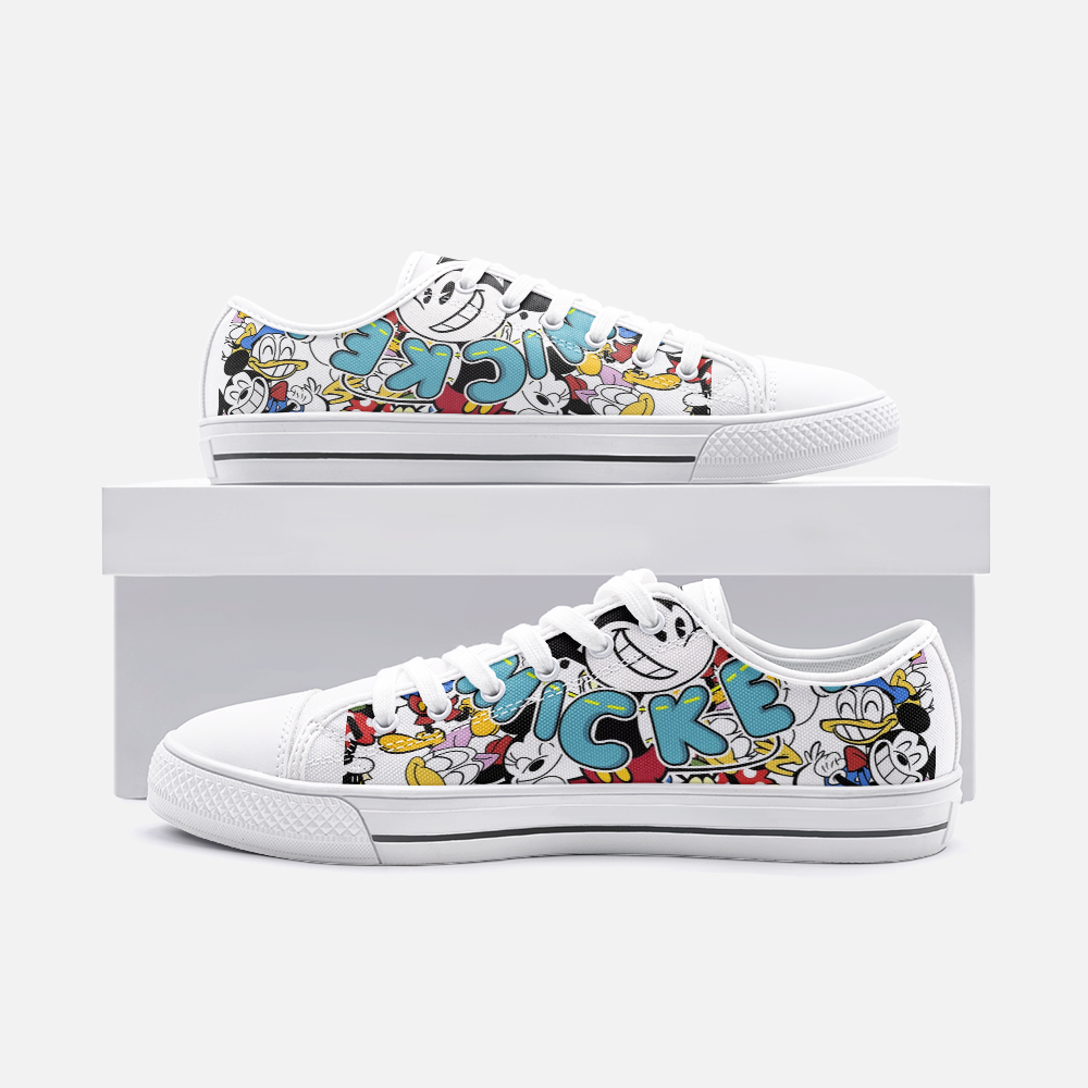 Unisex Low Top Canvas Shoes - KizoShop