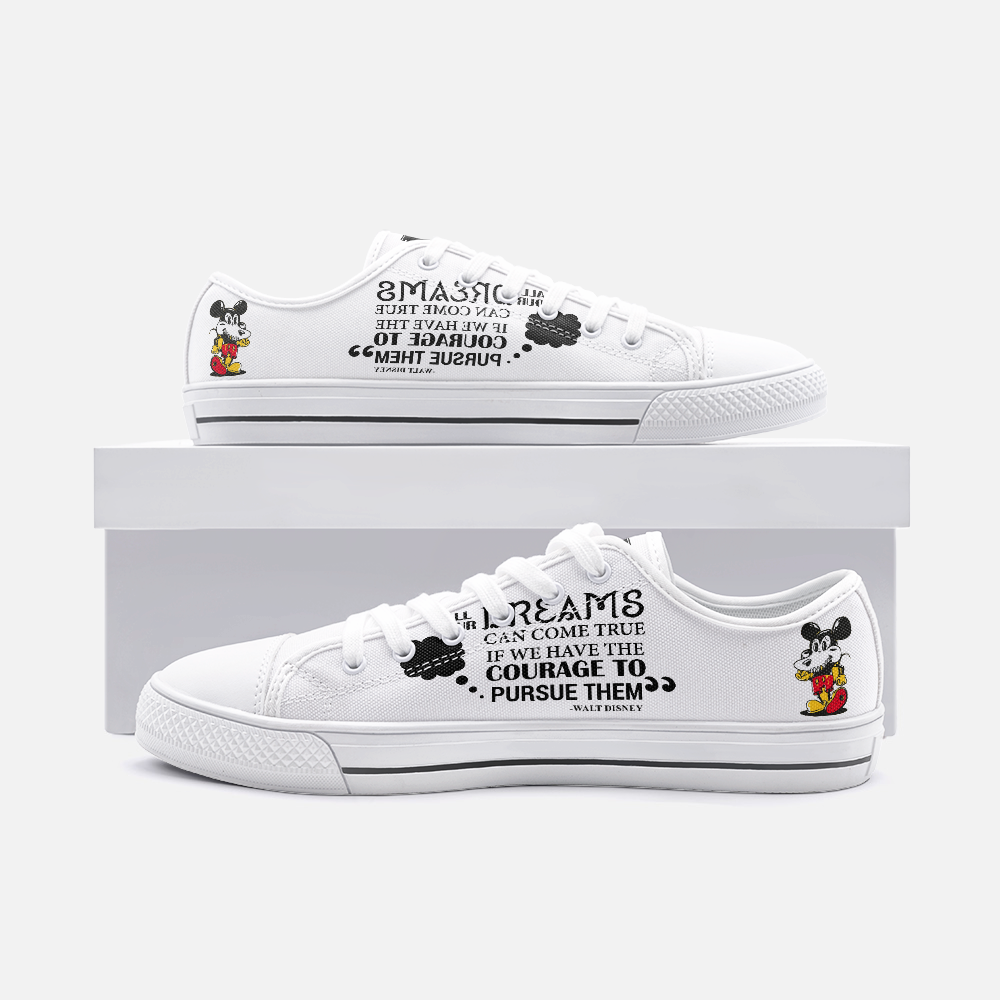 Unisex Low Top Canvas Shoes - KizoShop