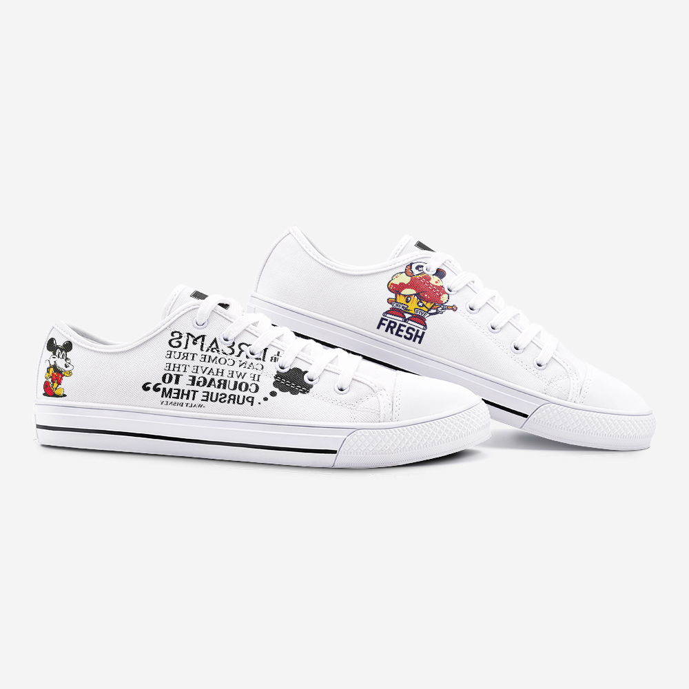 Unisex Low Top Canvas Shoes - KizoShop