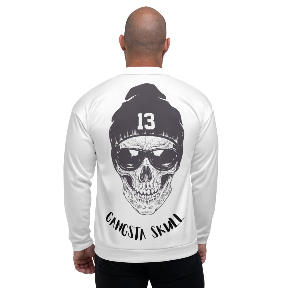 Unisex Bomber Jacket Gangsta Skull Kizoshop