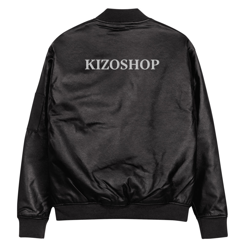 Veste Bomber en cuir Kizoshop