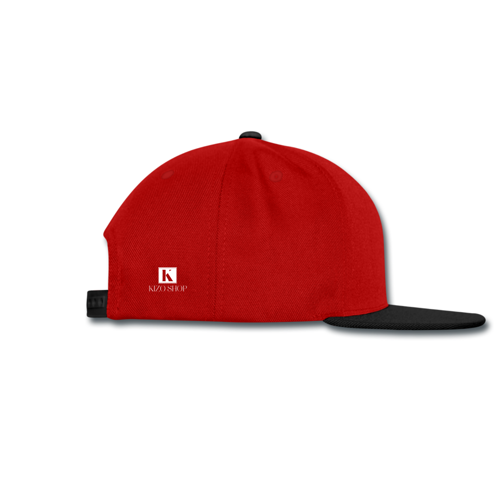 Snapback Cap - red/black