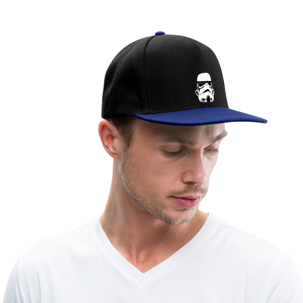 Snapback Cap - black/bright royal