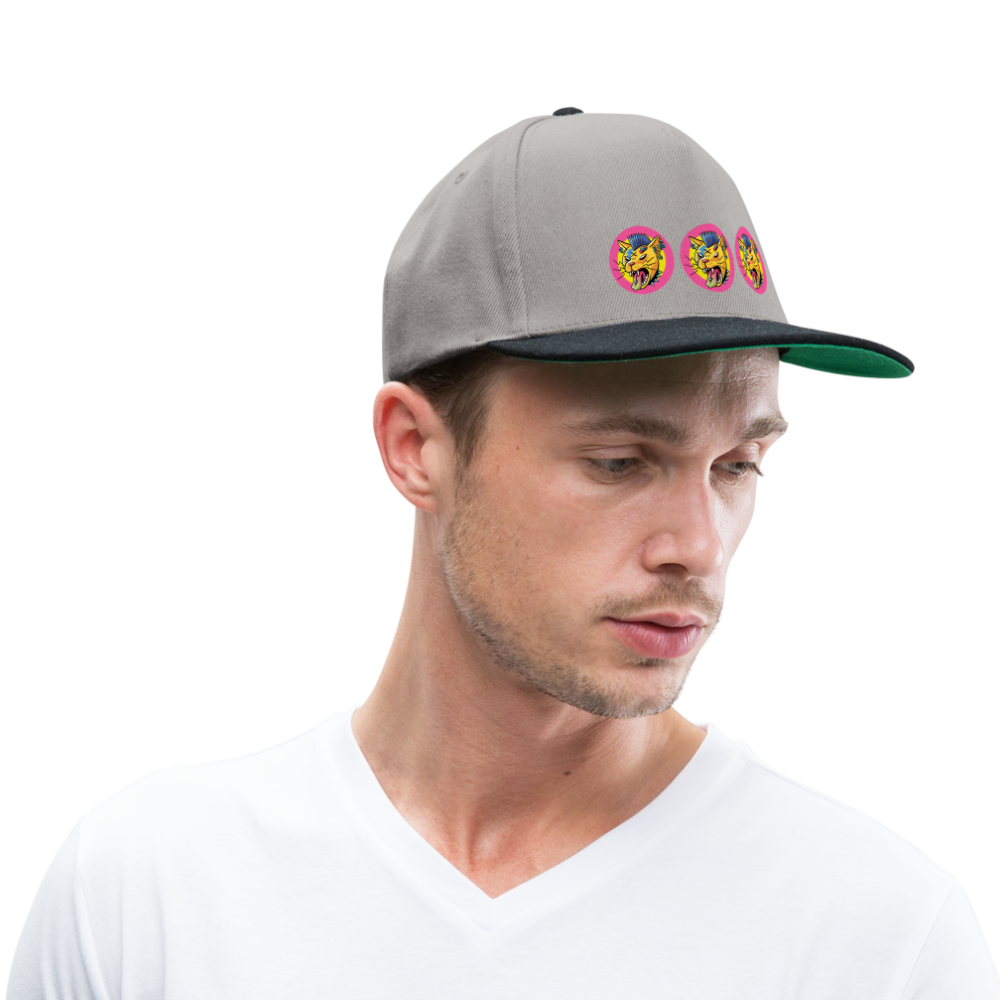 Snapback Cap - graphite/black