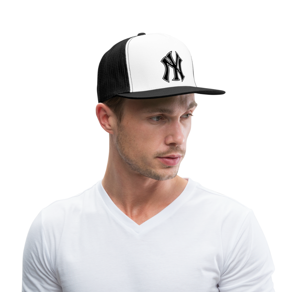 Trucker Cap - white/black