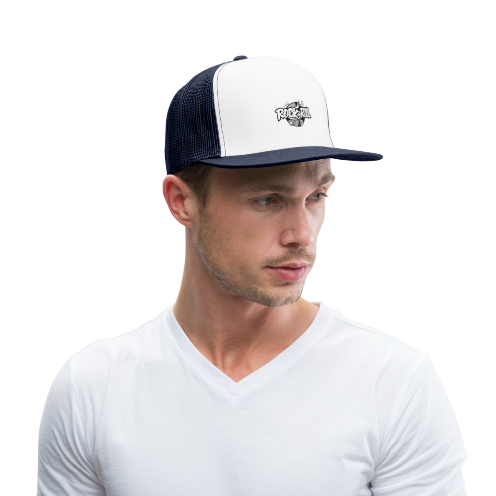 Trucker Cap - white/navy