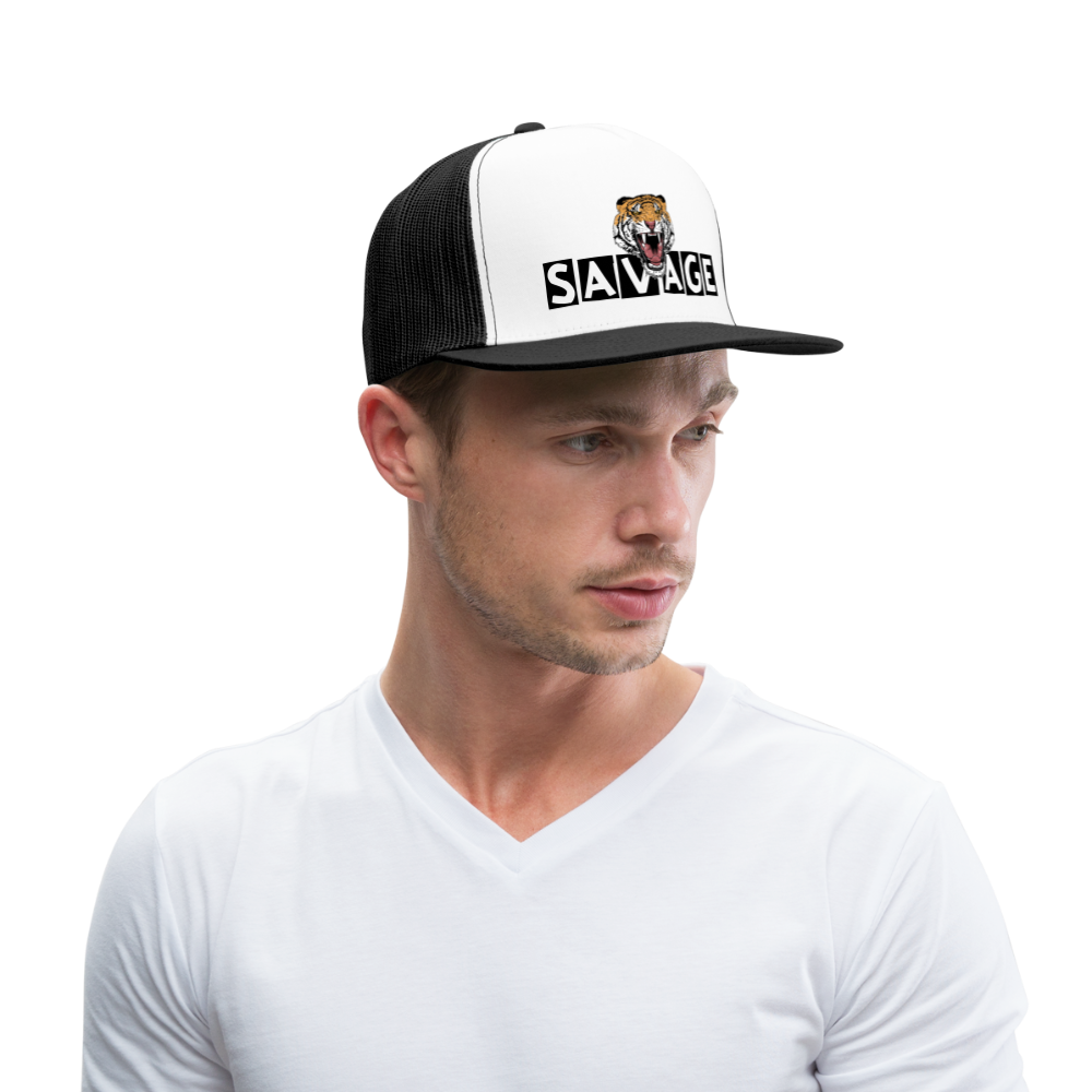 Trucker Cap - white/black