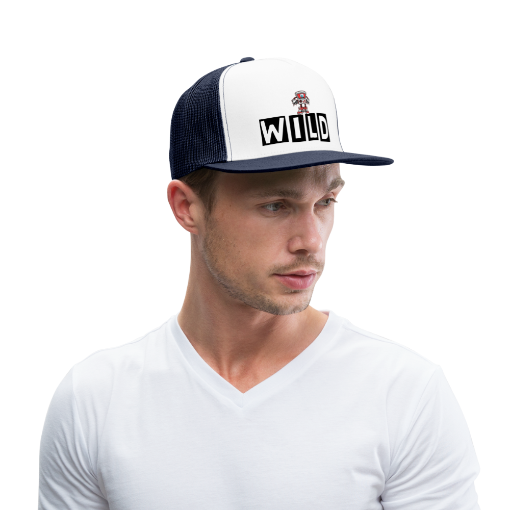 Trucker Cap - white/navy