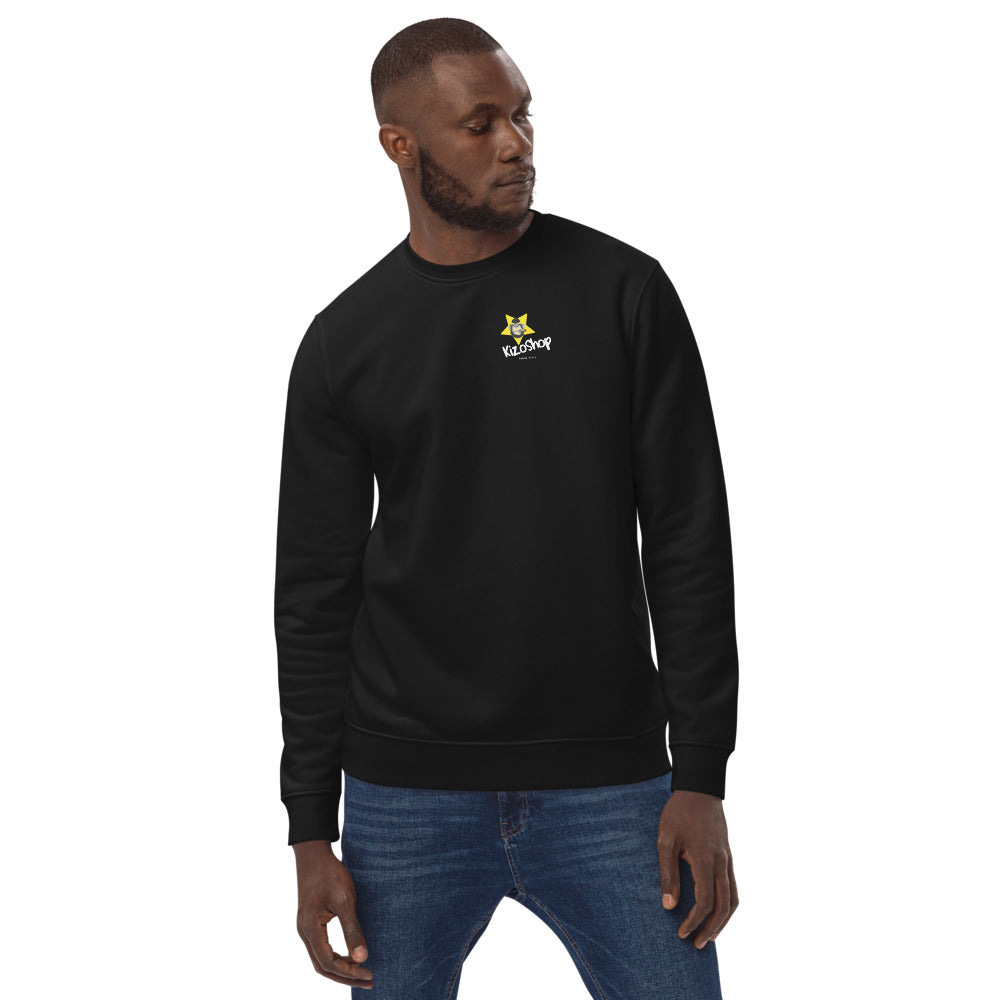 Sweatshirt éco-responsable unisexe Born be wild Kizoshop