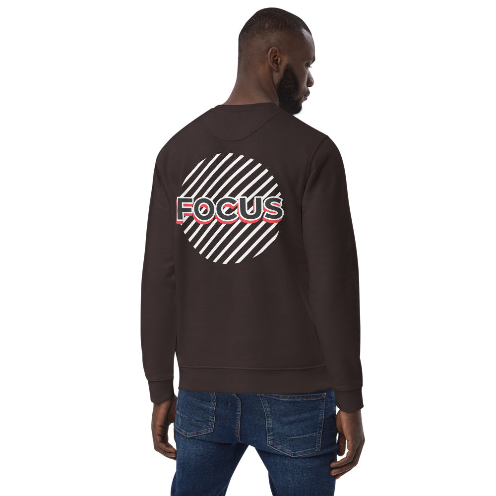 Sweatshirt éco-responsable unisexe Focus Kizoshop