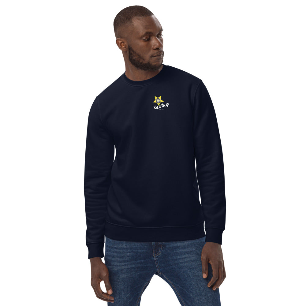 Sweatshirt éco-responsable unisexe Born be wild Kizoshop