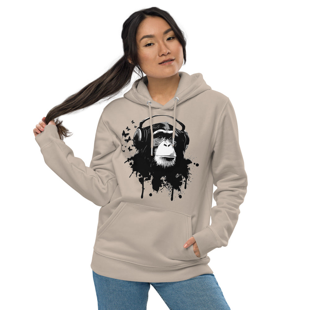 Sweat écologique basique unisexe Monkey DJ Kizoshop