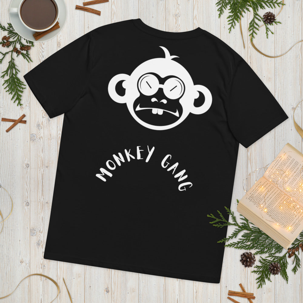 T-shirt unisexe en coton biologique Monkey gang Kizoshop