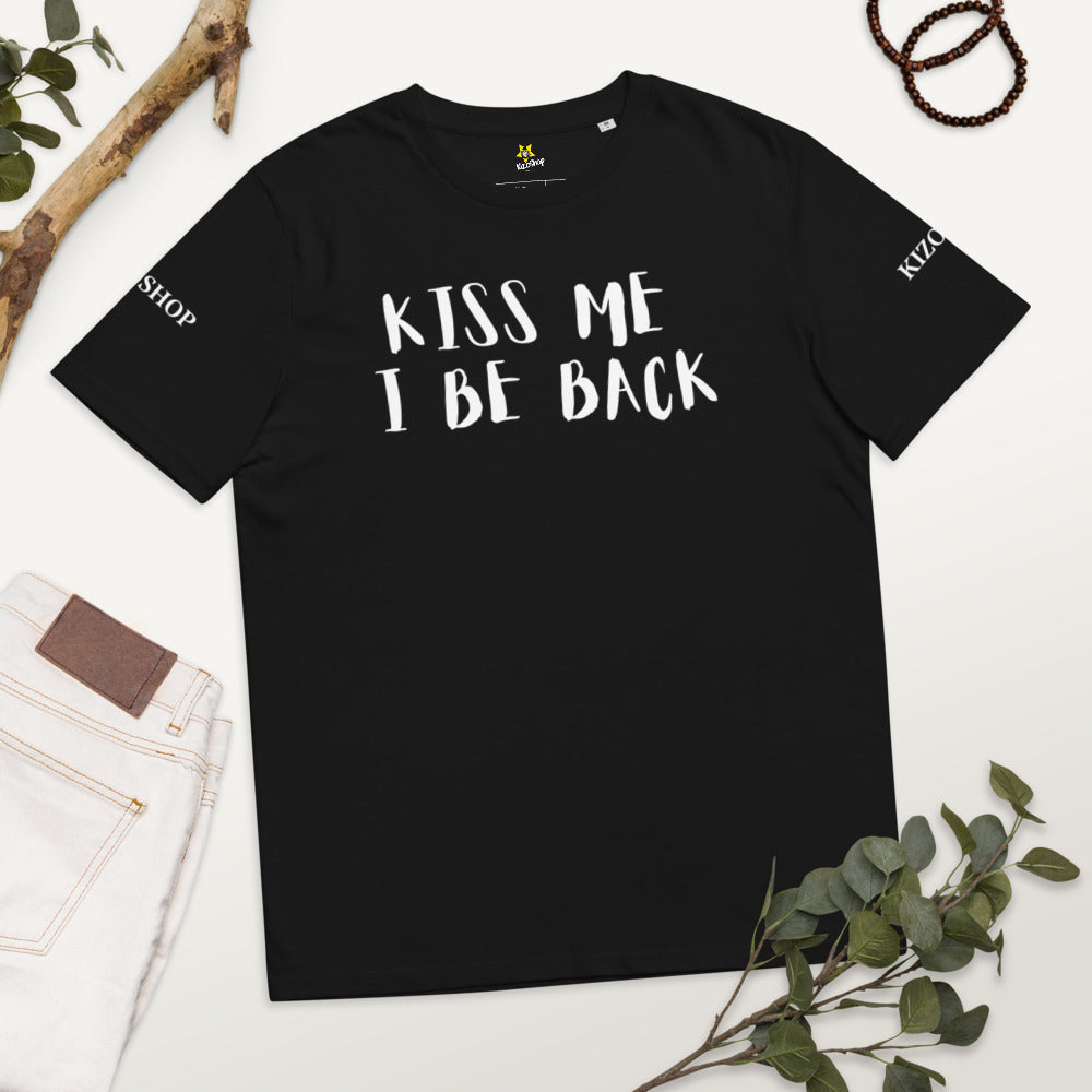 T-shirt unisexe en coton biologique Kiss me Kizoshop