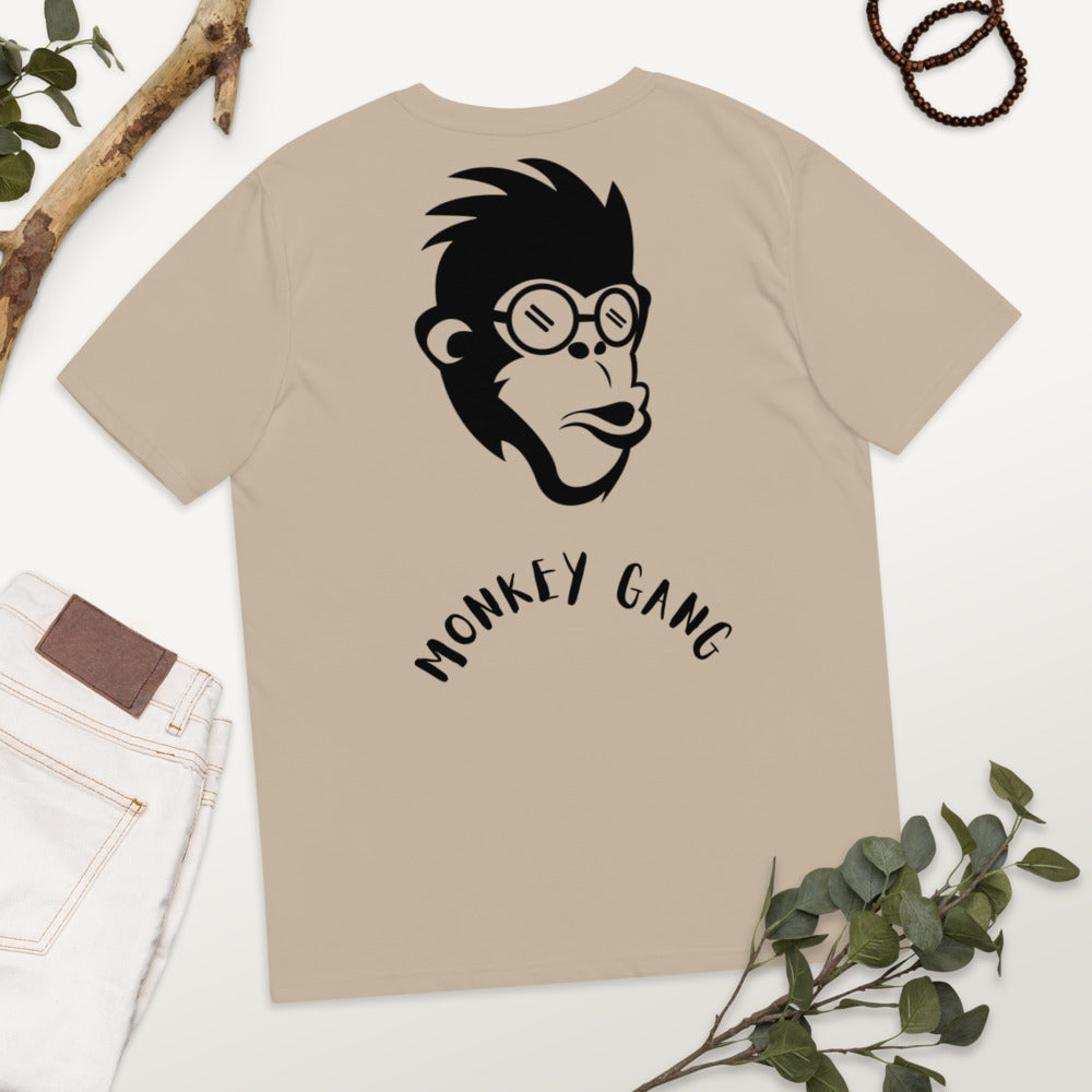 T-shirt unisexe en coton biologique Monkey gang 3