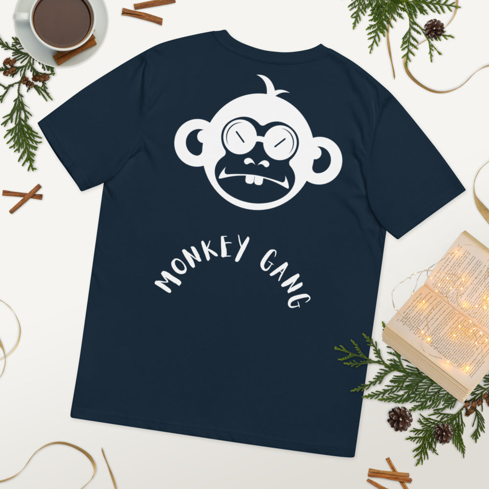 T-shirt unisexe en coton biologique Monkey gang Kizoshop