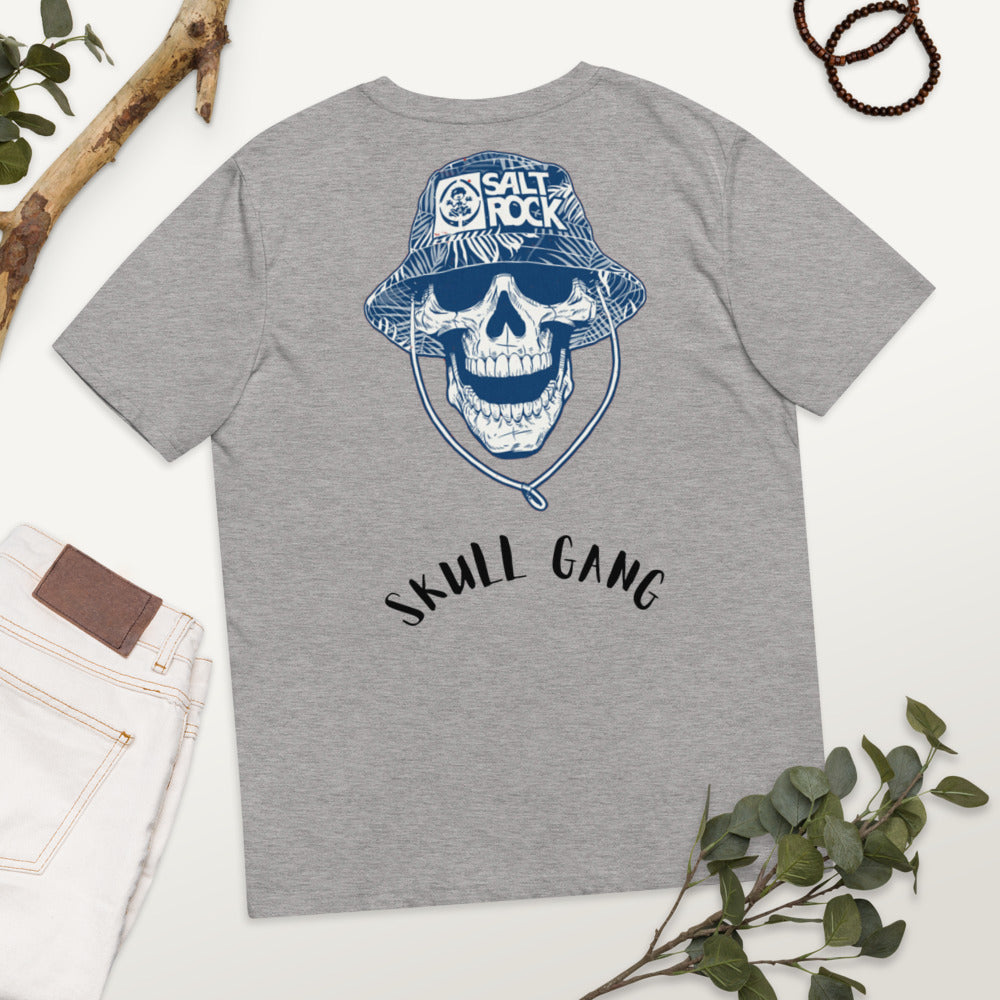 T-shirt unisexe en coton biologique Skull Gang Kizoshop