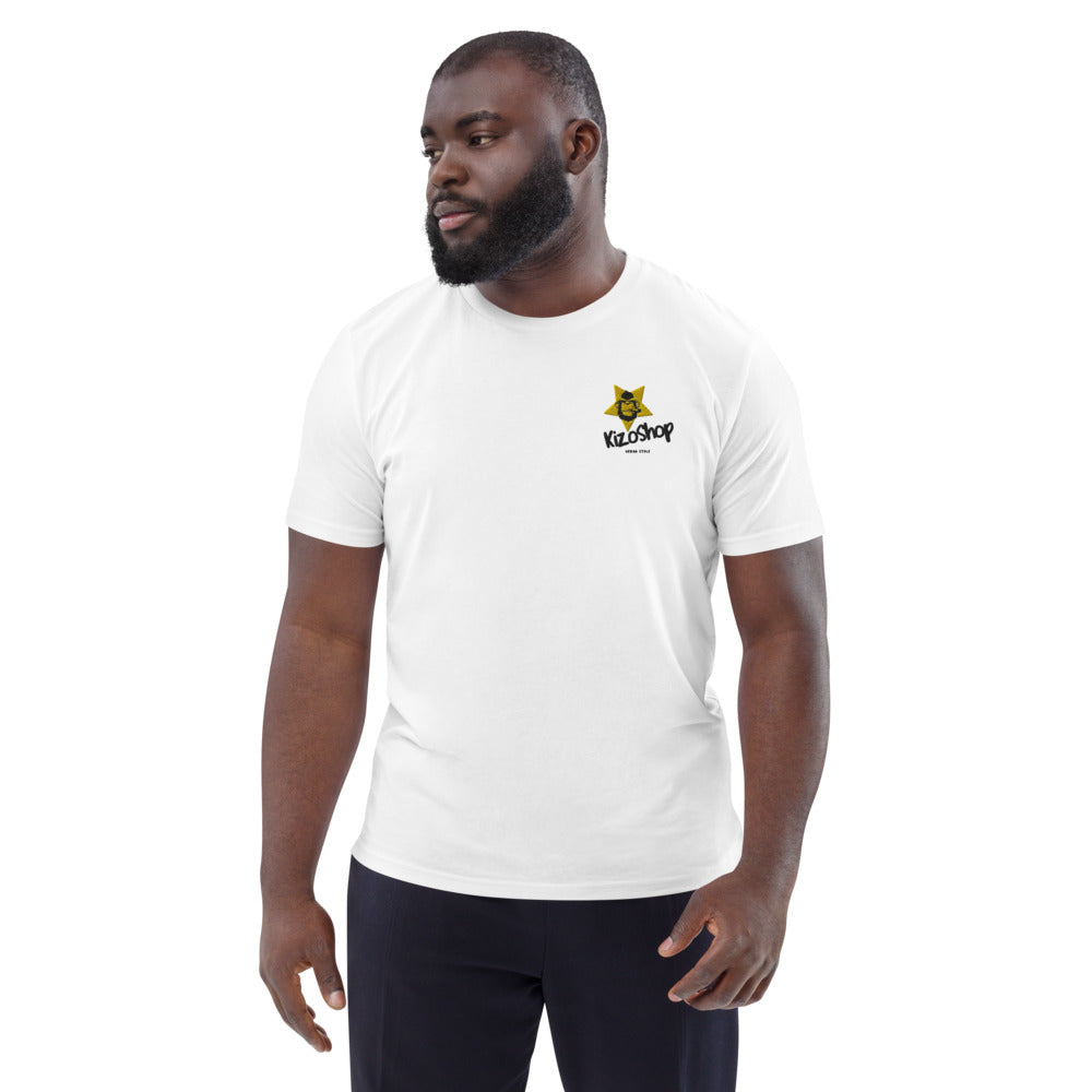 T-shirt unisexe en coton biologique Brodé Kizoshop