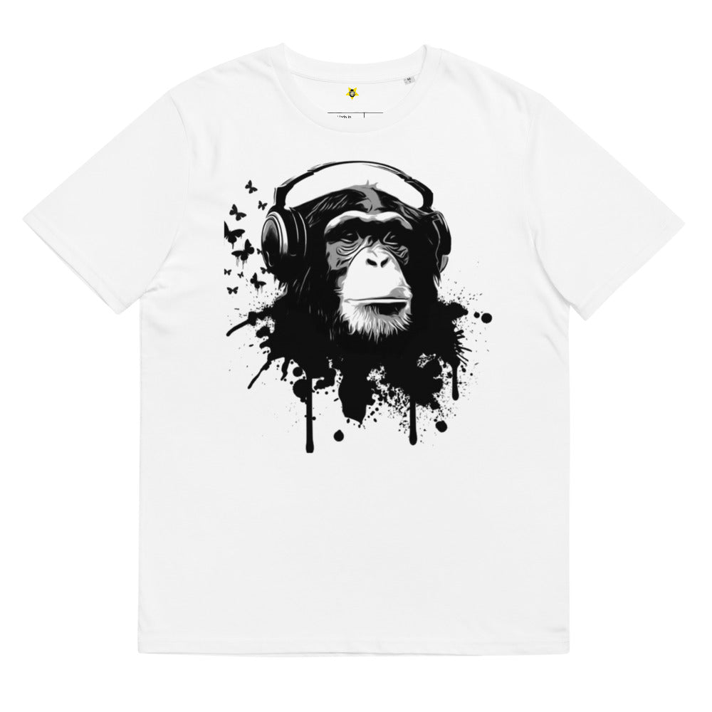 T-shirt unisexe en coton biologique Monkey dj