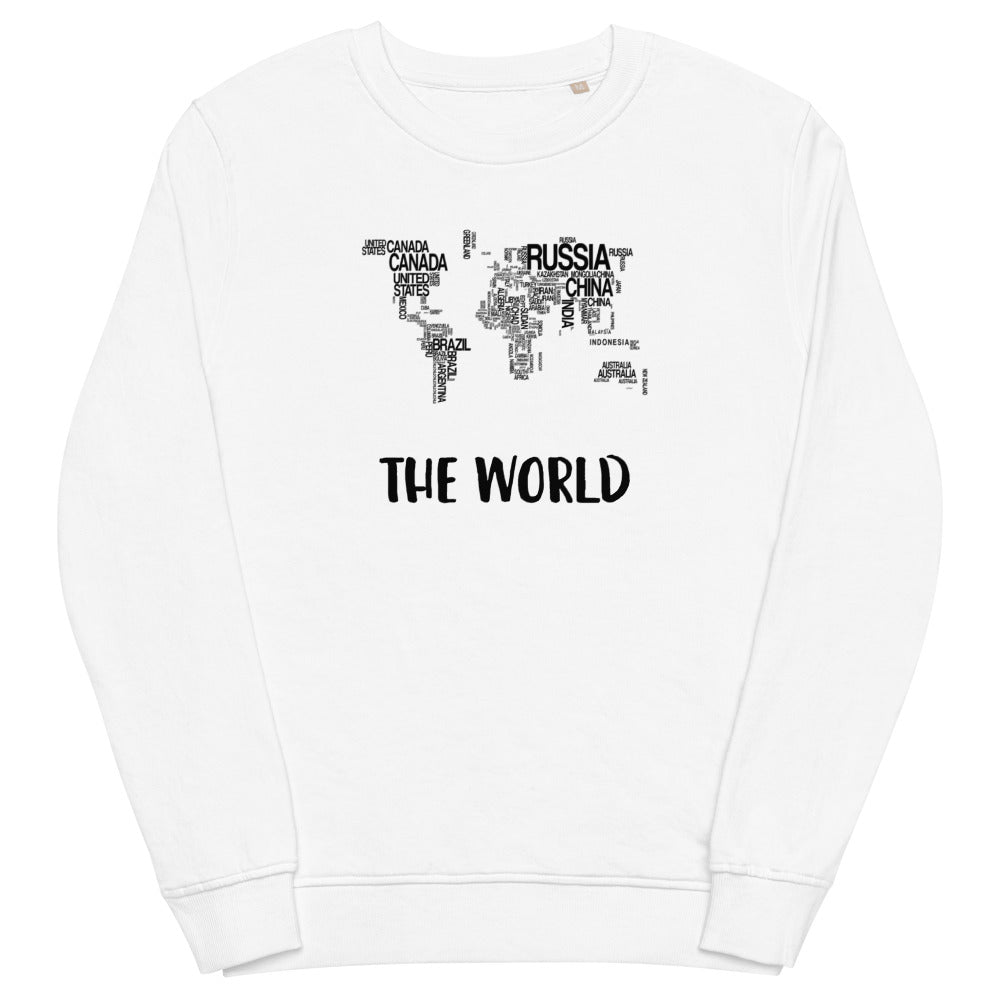 Sweat écologique unisexe The world Kizoshop