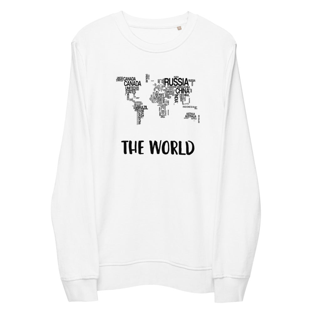 Sweat écologique unisexe The world Kizoshop